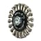 Forney Command PRO Wire Wheel, Knotted, Stainless Steel, 4 in x .020 in x 5/8 in-11 72805 - alternate 5